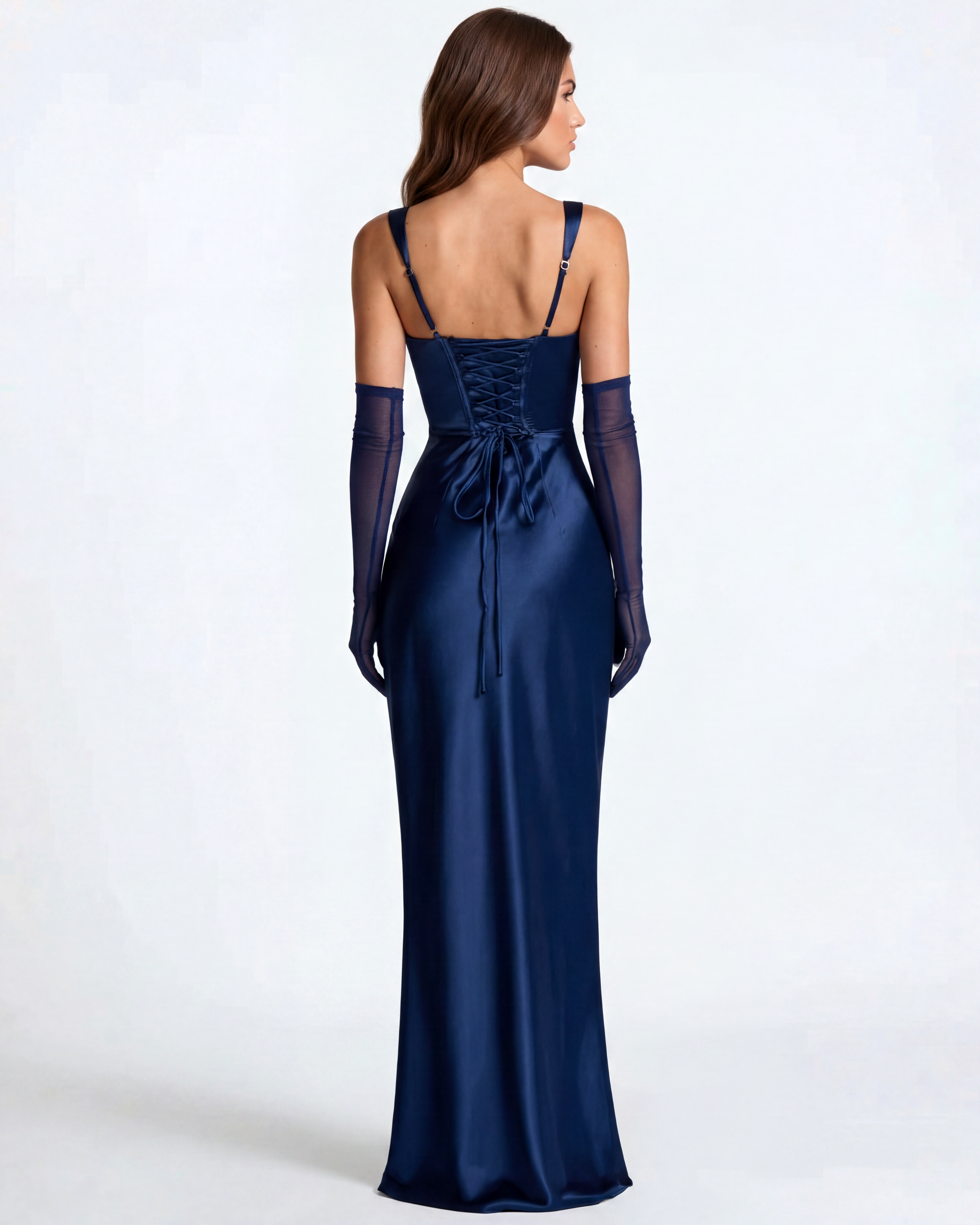 adrienne dress designer House of CB Adrienne Satin Gown TENN